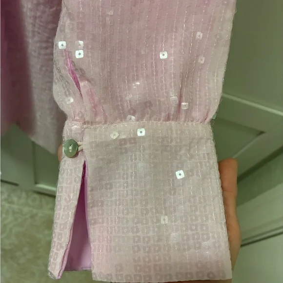 Steve Madden Light Pink Sequin Textured Dress - Picture 5 of 8